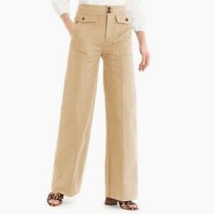 JCrew  Wide Leg Twill Pants